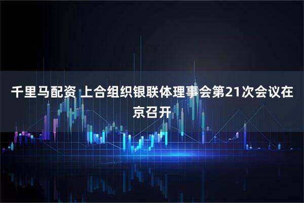 千里马配资 上合组织银联体理事会第21次会议在京召开