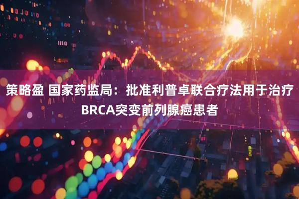 策略盈 国家药监局：批准利普卓联合疗法用于治疗BRCA突变前列腺癌患者